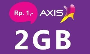 Cara Mendapatkan Kuota Axis 2GB Hanya Dengan 1 Rupiah