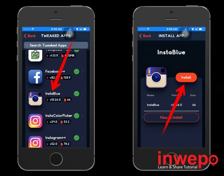 Cara Mengganti Tema Instagram Menjadi Biru di iPhone 5