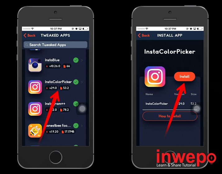 Cara Mengubah Warna Logo Instagram di iPhone 4