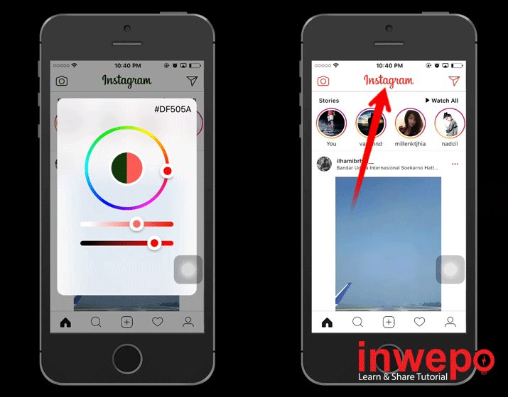 Cara Mengubah Warna Logo Instagram di iPhone 7