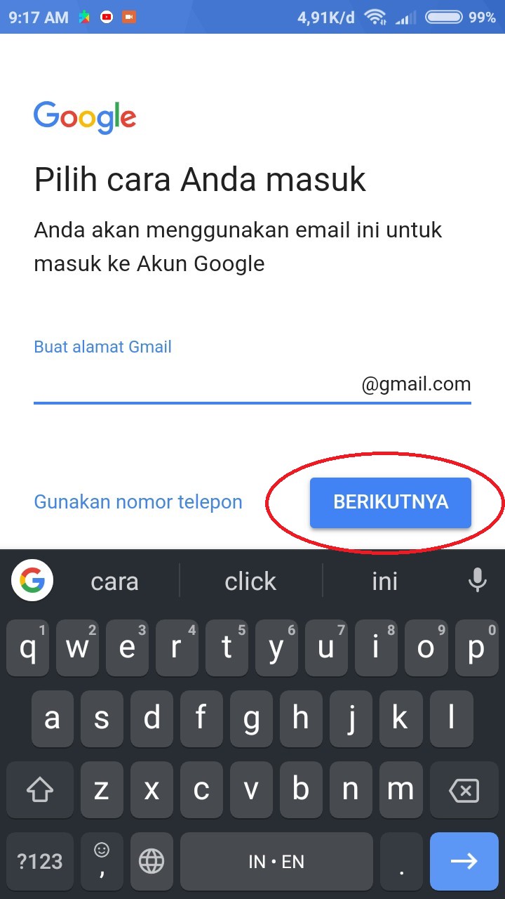 Cara Buat Akun Gmail Tanpa Verifikasi Nomer Hp Di Android • Inwepo 9122