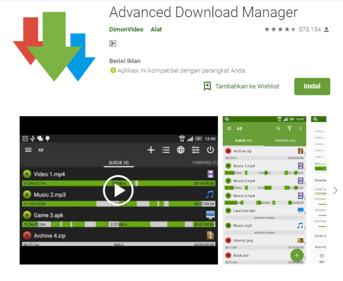 Aplikasi Download Manager Tercepat dan Terbaik di Android 1