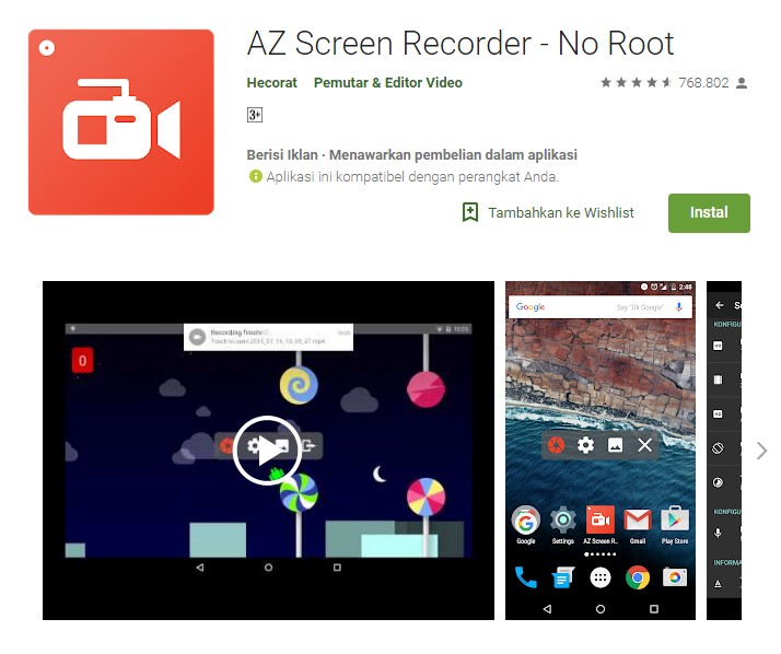 Aplikasi Screen Recorder Terbaik di Android 3