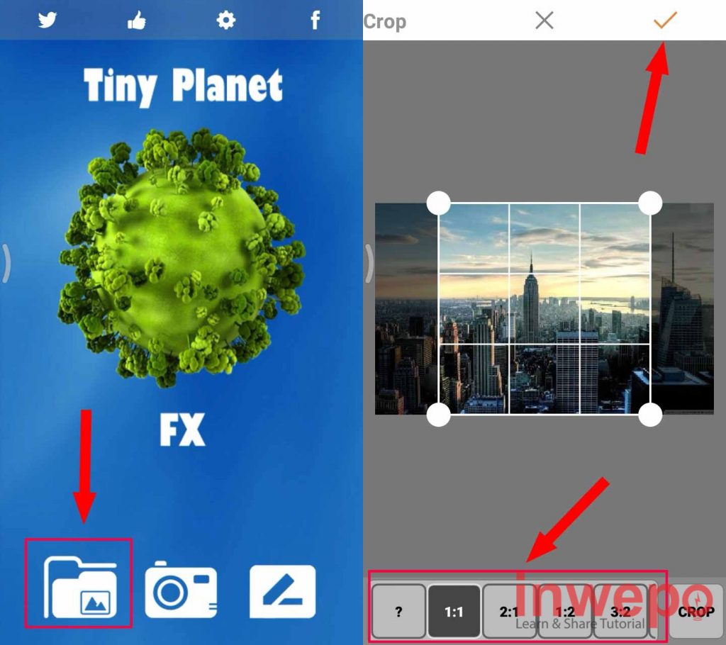 Cara Membuat Efek Foto Planet Mini di Android 2