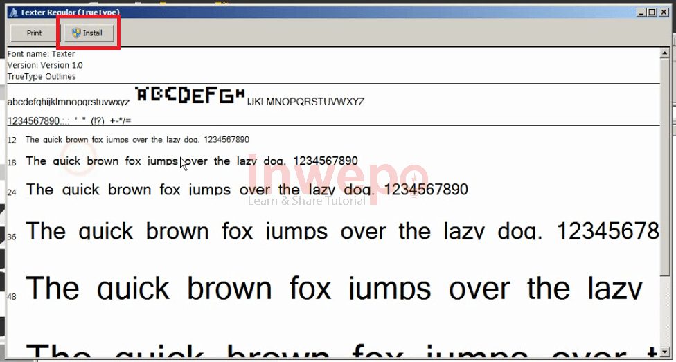 Cara Membuat Font Sendiri Tanpa Aplikasi di Laptop PC 9