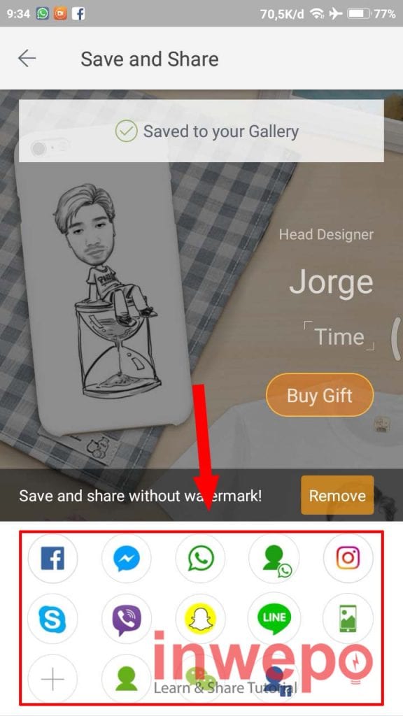 Cara Membuat Karikatur di Android 7