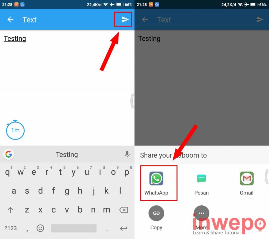 Cara Membuat Pesan Berwaktu ke WhatsApp di Android 4