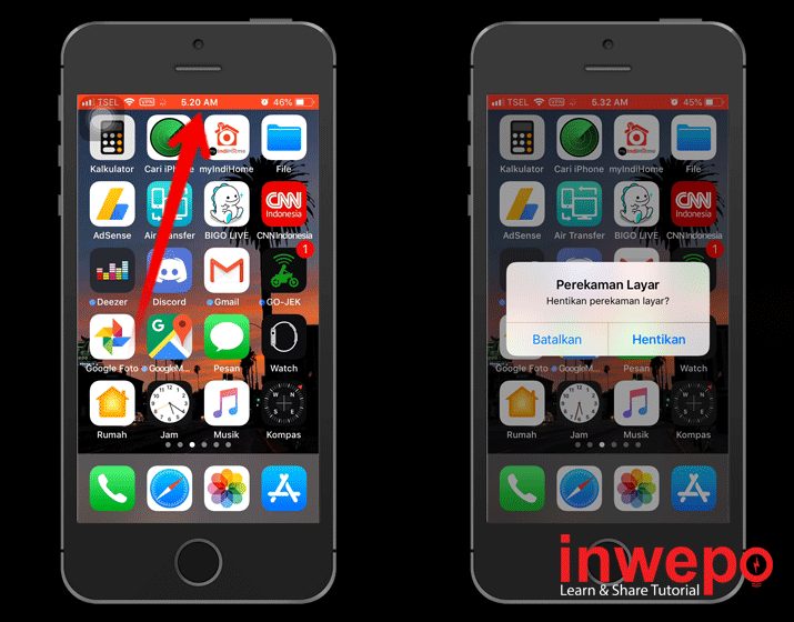 Cara Mengaktifkan Record Screen di iPhone iOS 11 6