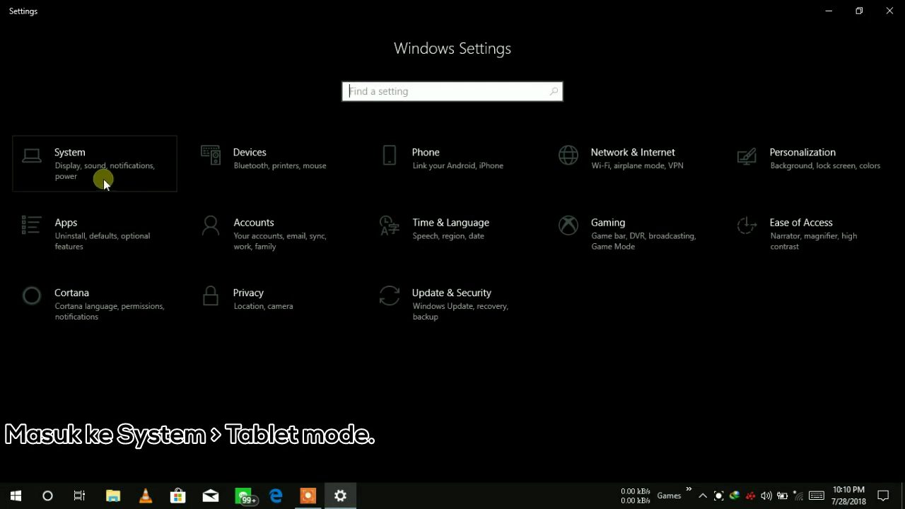 Cara Mengubah Tampilan Windows 10 Menjadi Tablet 2