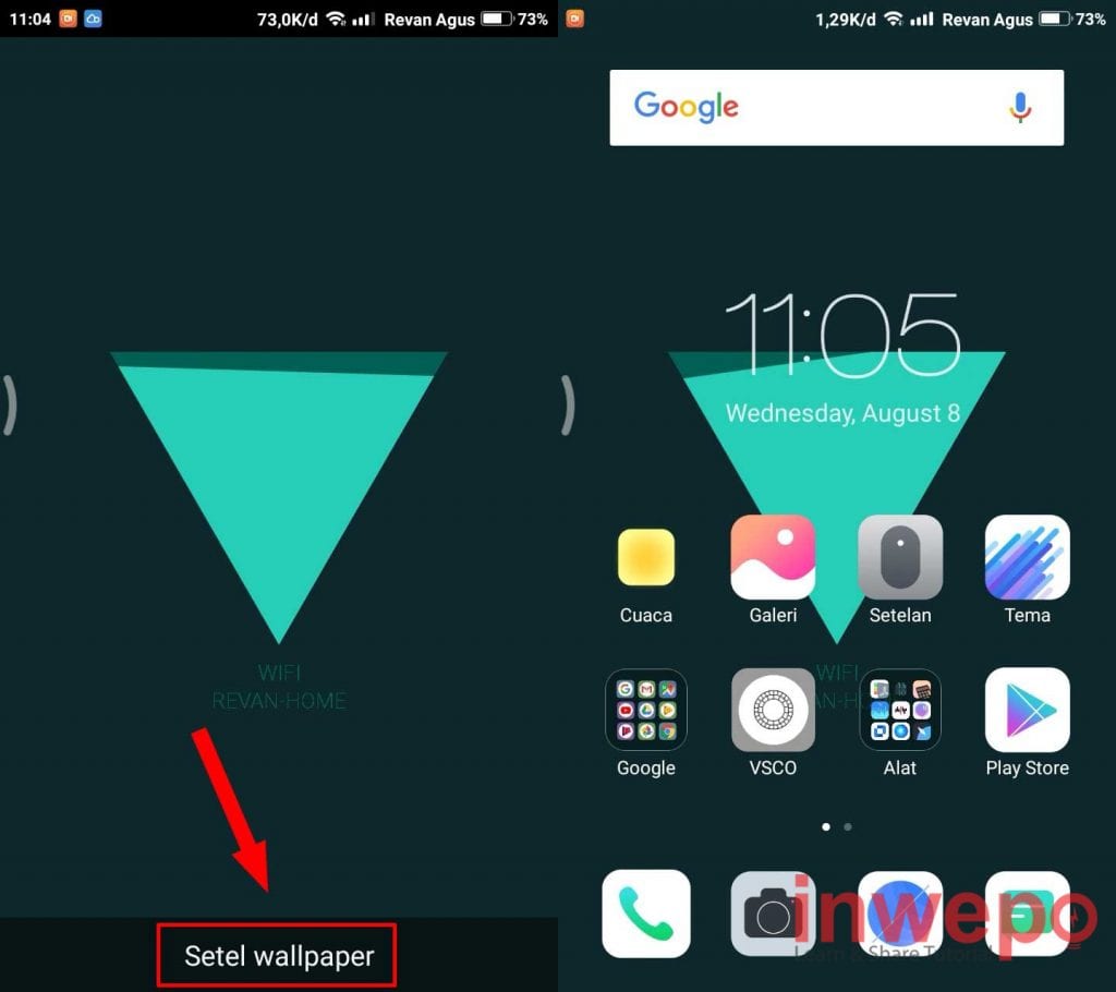 Cara Mengubah Wallpaper Jadi Live Widget di Android 5