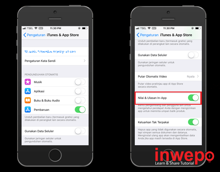 Cara Menonaktifkan Pesan App Rating dan Review di iPhone 2