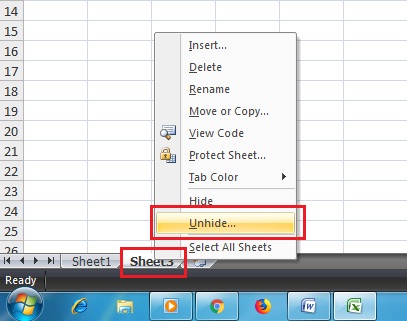 Cara Menyembunyikan Sheet di Microsoft