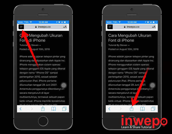 Cara Menyimpan Halaman Web Menjadi PDF di iPhone 2