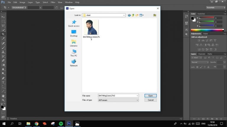 Cara Mudah Membuat Siluet Wajah Dengan Photoshop 5451