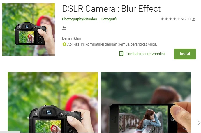 Aplikasi Efek Foto Blur Terbaik di Android 1