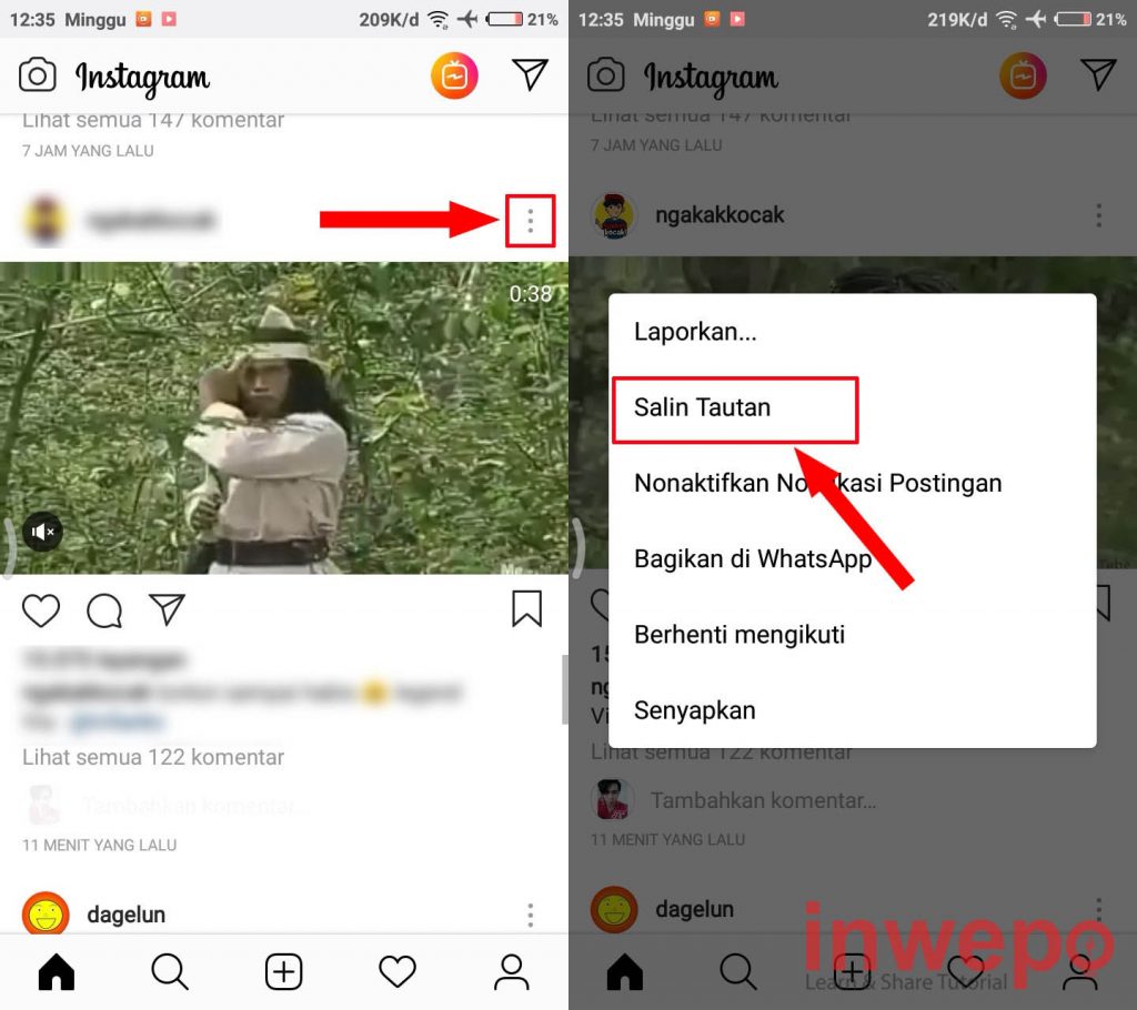 Cara Download Video Instagram Dengan Telegram Di Android Inwepo