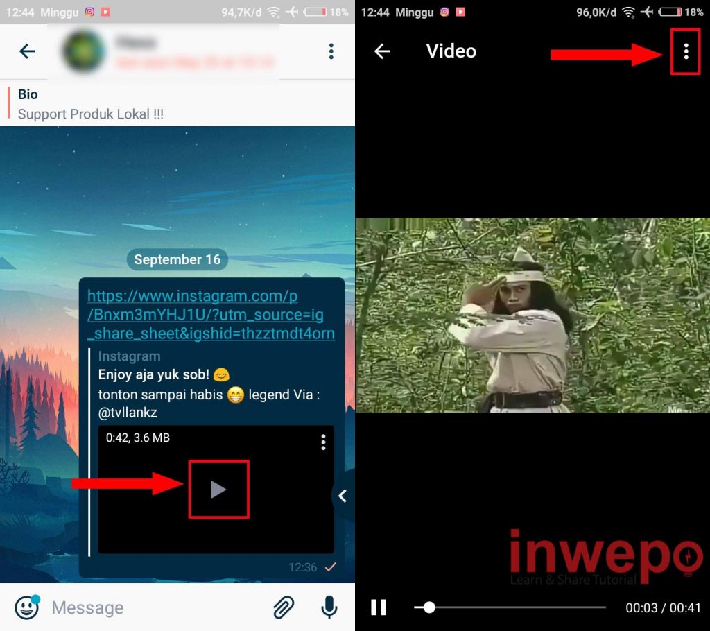 Cara Download Video Instagram dengan Telegram di Android 3