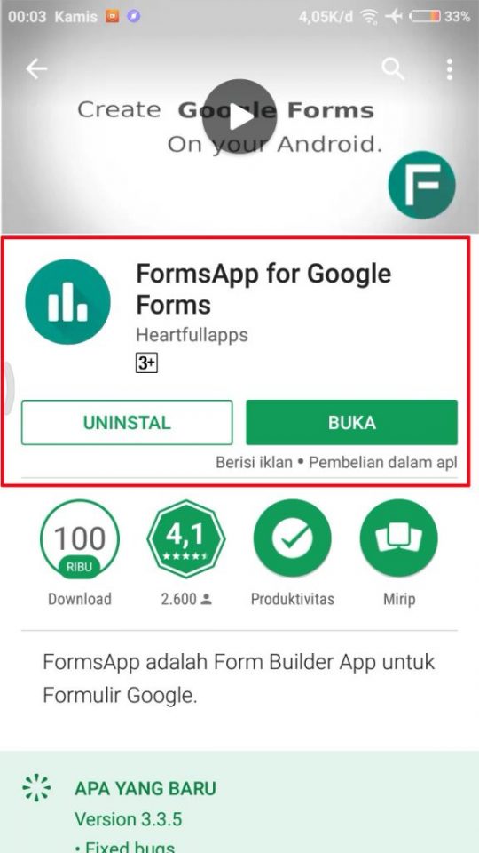 Cara Membuat Formulir Survey Online di Android 1