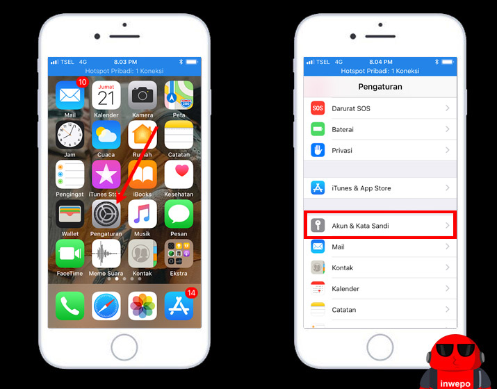 Cara Menambahkan Akun Email di iPhone iOS 11 1