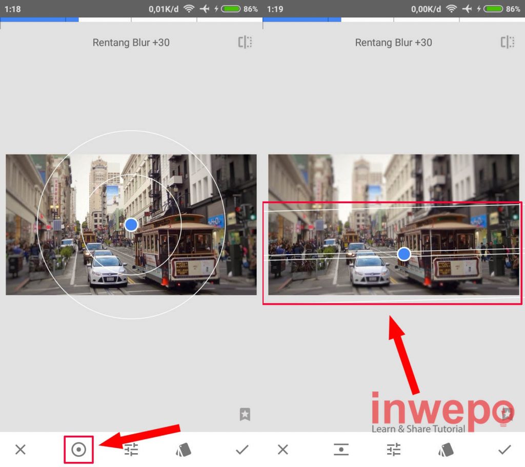 Cara Menambahkan Efek Miniatur pada Foto di Android 4