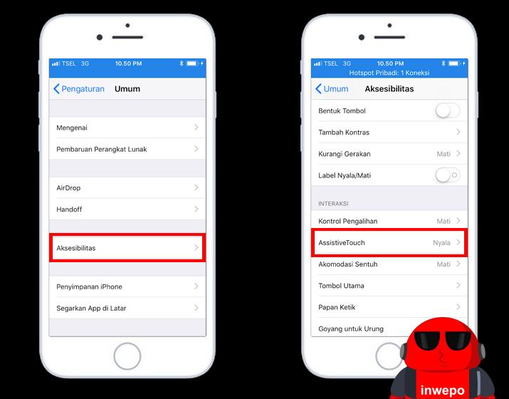 Cara Menambahkan Tombol Restart di iPhone iOS 11 2