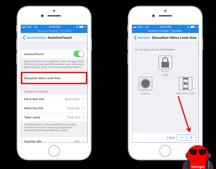 Cara Menambahkan Tombol Restart di iPhone iOS 11 3