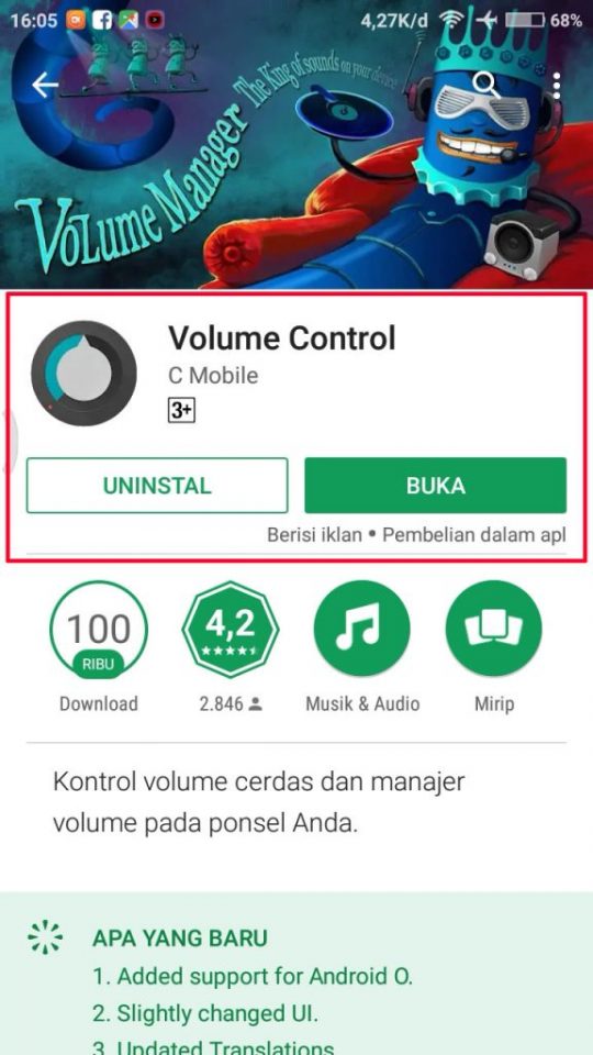 Cara Mengatur Volume Suara Tanpa Tombol Volume di Android 1