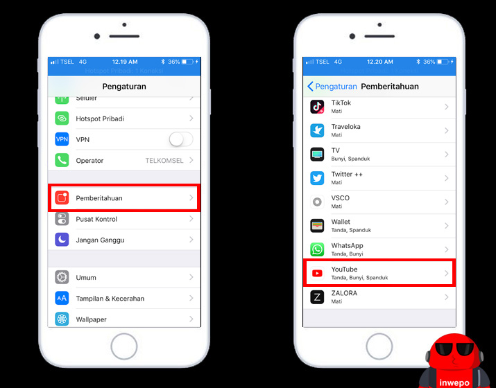 Cara Menghilangkan Badge Ikon Bulat Merah Pada Aplikasi di iPhone 2