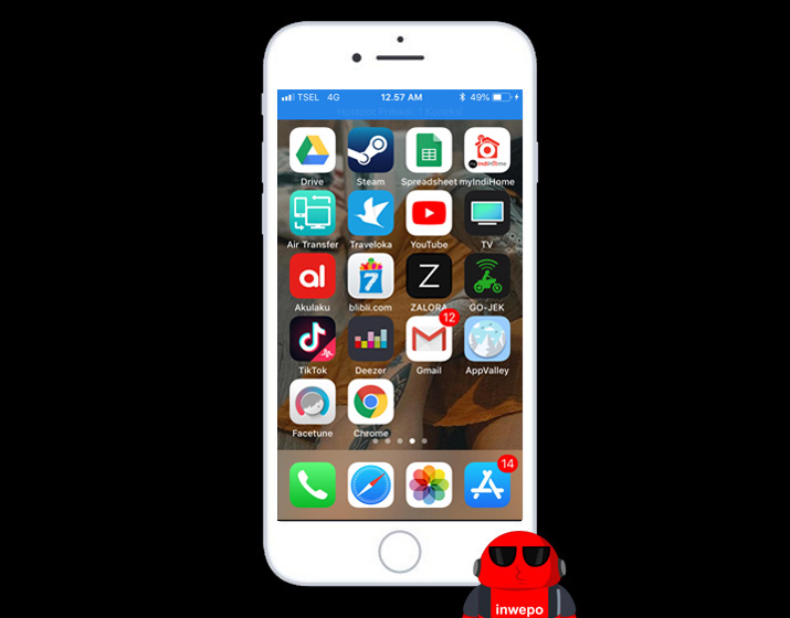 Cara Menghilangkan Badge Ikon Bulat Merah Pada Aplikasi di iPhone 4
