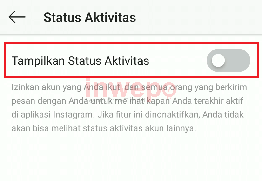 Cara Menyembunyikan Status Online di IG Android 2