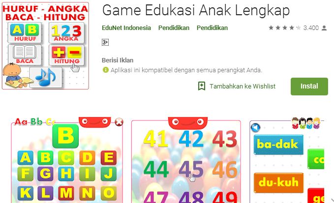 Game Edukasi untuk Anak di Android 5