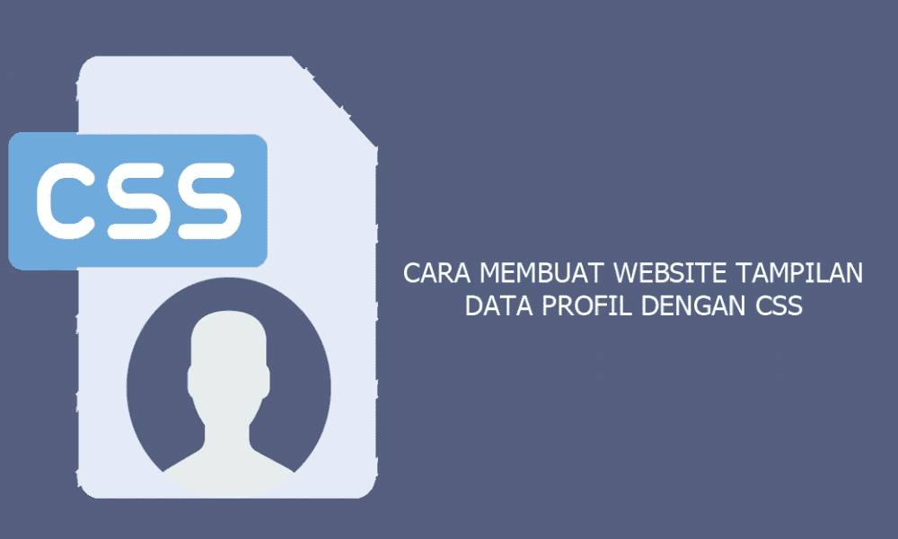 Cara Membuat Website Data Profil dengan CSS Inwepo