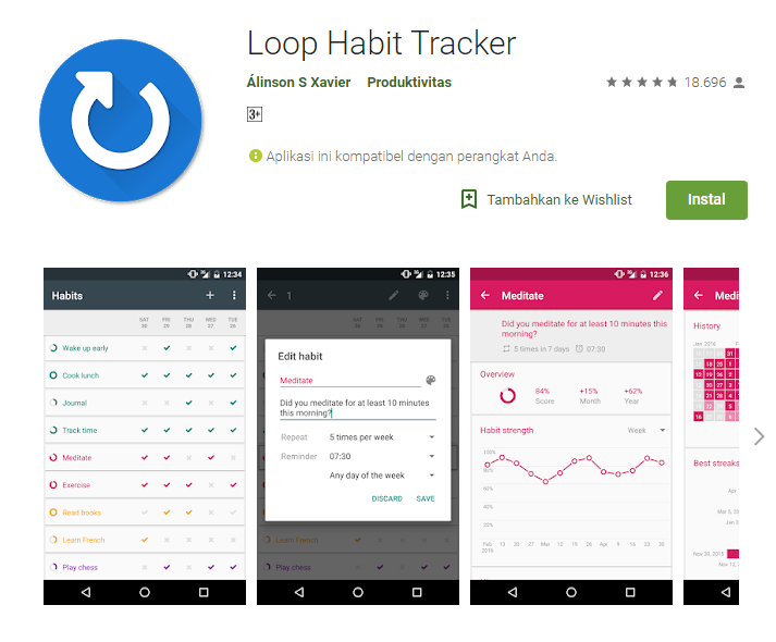 Aplikasi Pencapaian Target dan Meningkatkan Produktivitas di Android 1