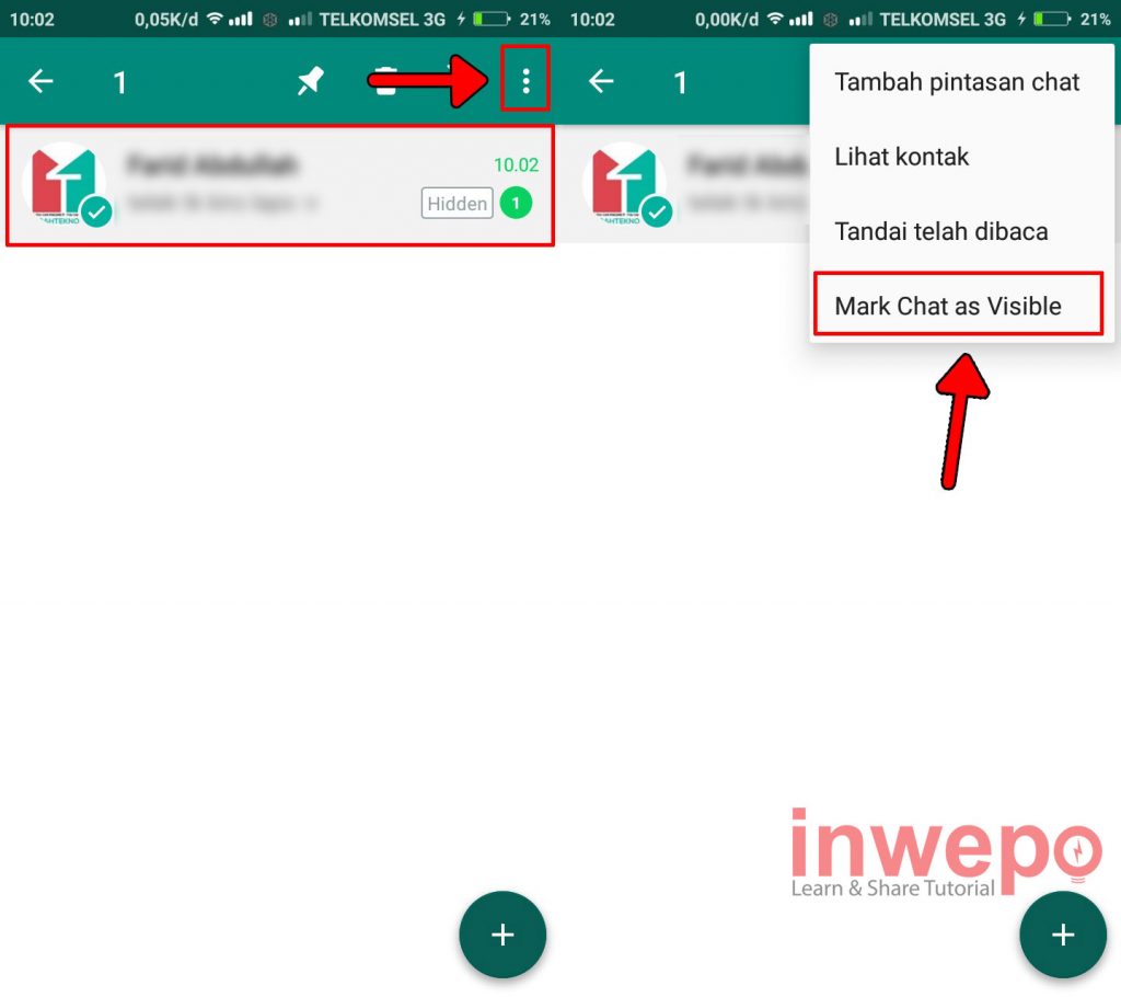 Cara Ampuh Menyembunyikan Chat Obrolan WhatsApp di Android 6