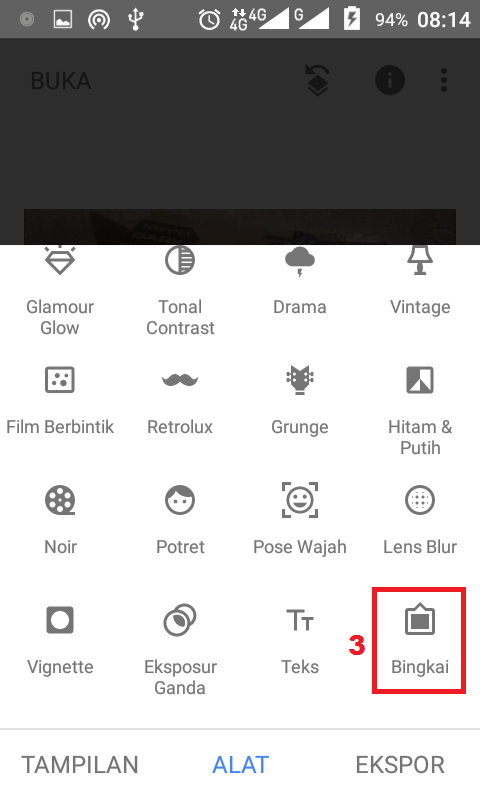 Cara Membuat Bingkai Foto dengan Snapseed di HP Android 3