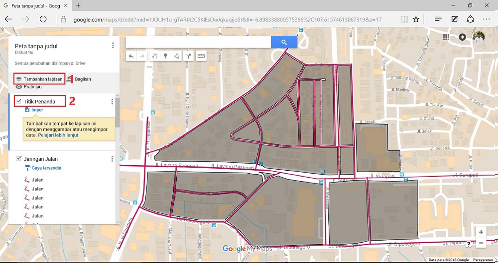Cara Membuat Digitasi Peta Menggunakan Google My Maps 2 3
