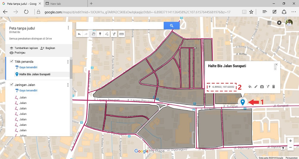 Cara Membuat Digitasi Peta Menggunakan Google My Maps 2 5
