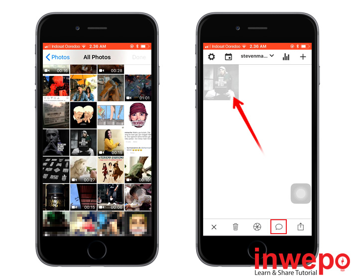 Cara Membuat Postingan Instagram Terjadwal di iPhone 4