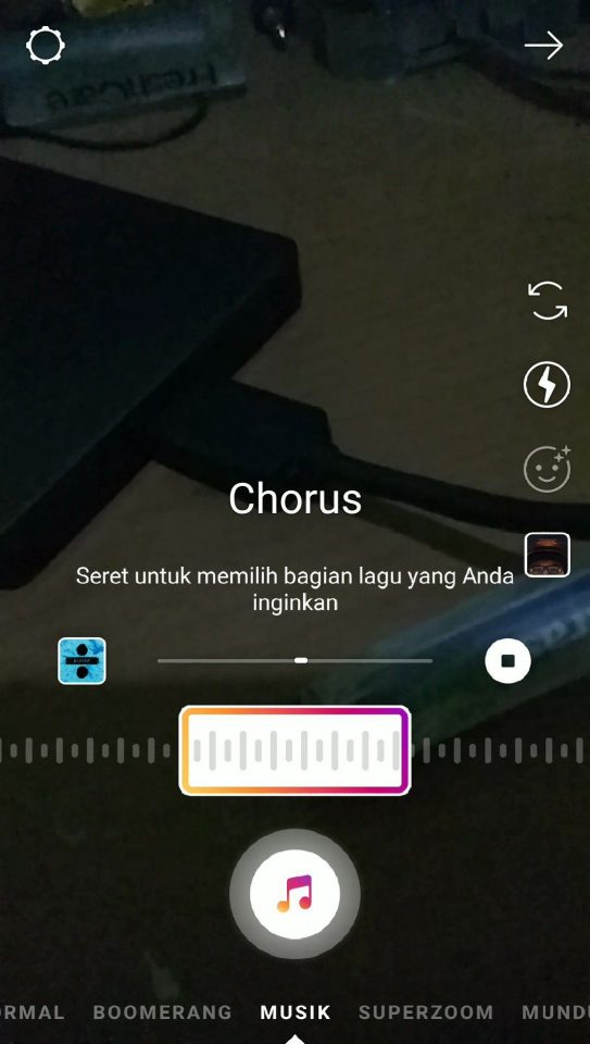 Cara Menambahkan Lagu Musik ke IG Story di Android 6