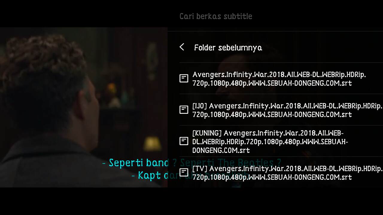 Cara Menampilkan Subtitle Film di HP Xiaomi 3
