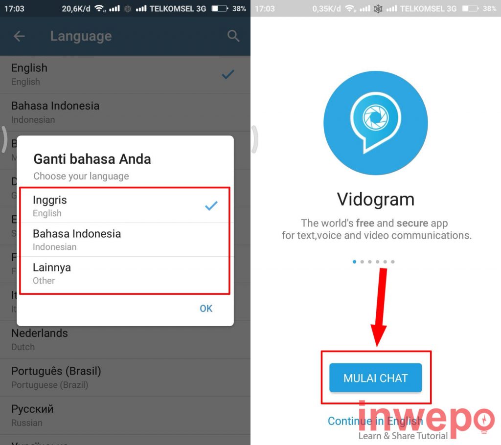 Cara Mengaktifkan Fitur Video Call di Telegram Android 2