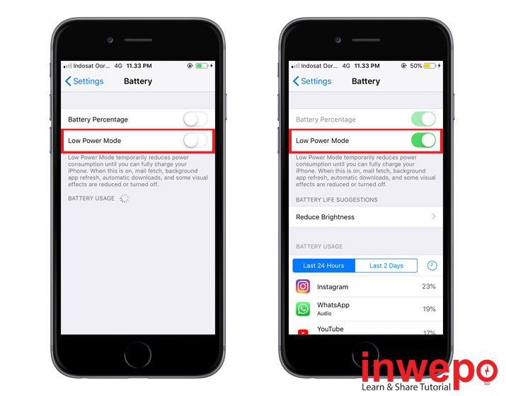 Cara Mengaktifkan Low Power Mode di iPhone 2