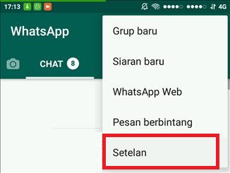 Cara Menyembunyikan Terakhir Dilihat Last Seen di Whatsapp Android 2