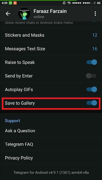 Cara Menyimpan Gambar dari Telegram ke Galeri 3