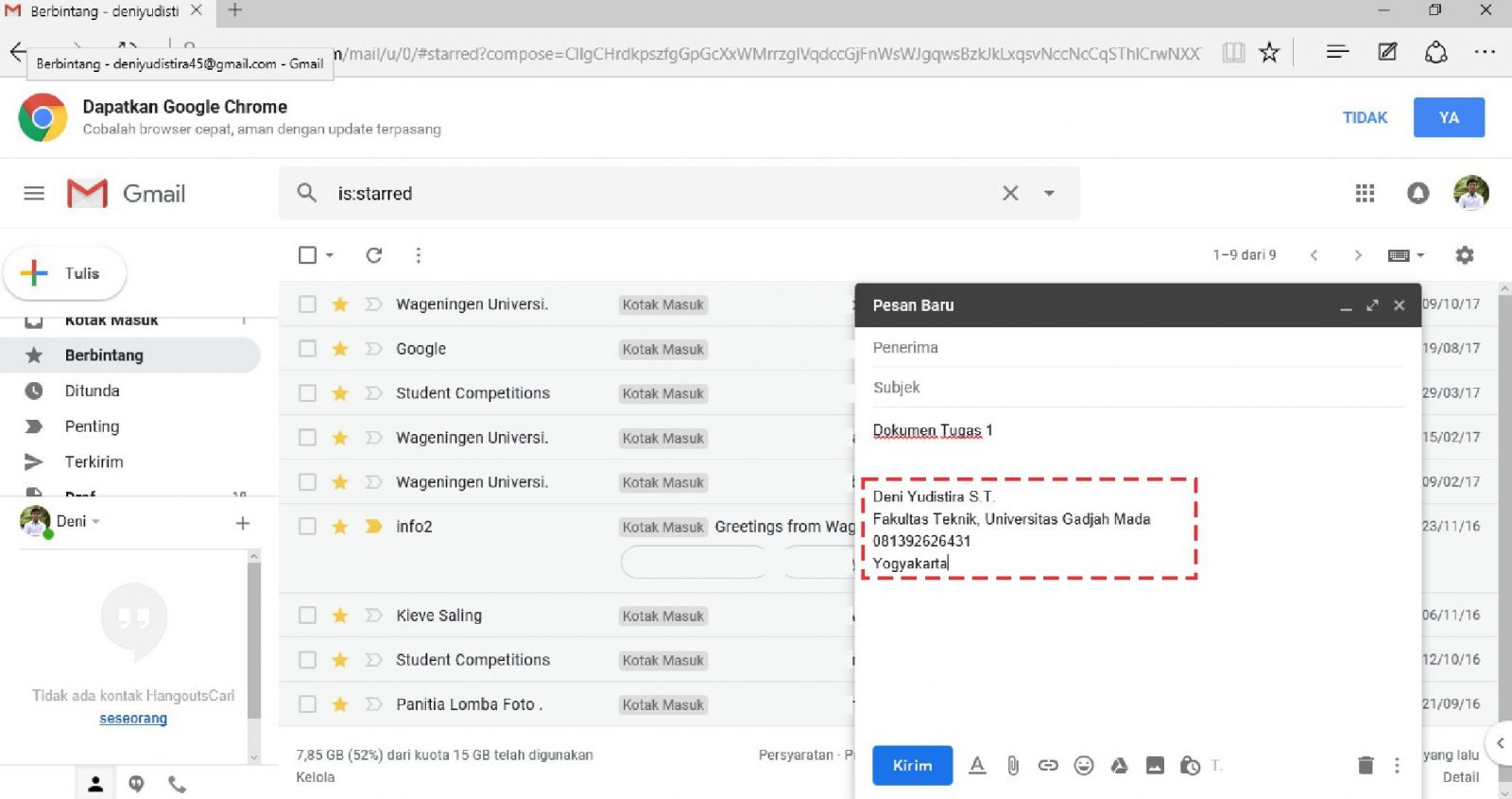 Cara Membuat Signature Tanda Tangan di Gmail 7