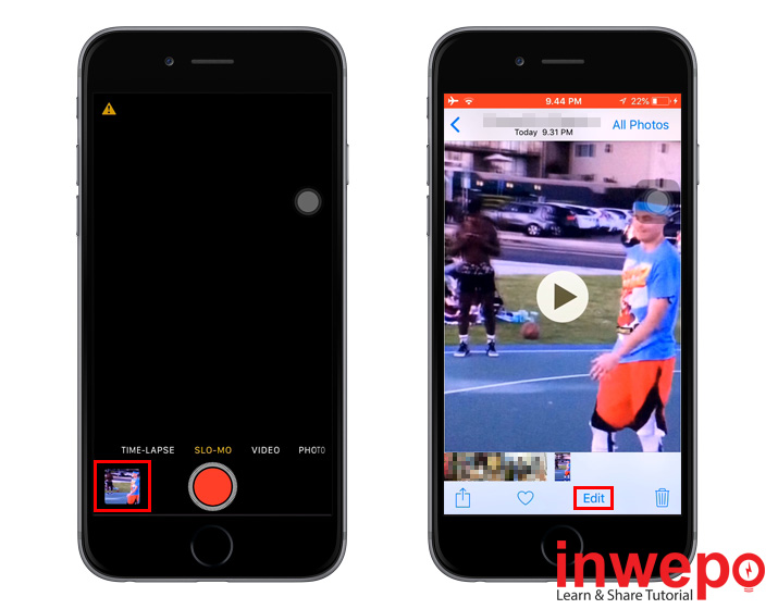 Cara Membuat Video Slow Motion di iPhone 3