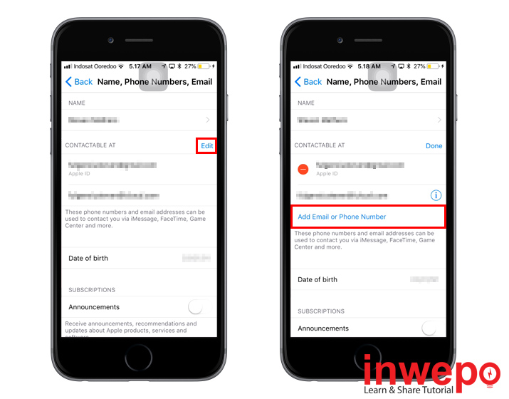 Cara Menambah Email ke Apple ID pada iPhone 2