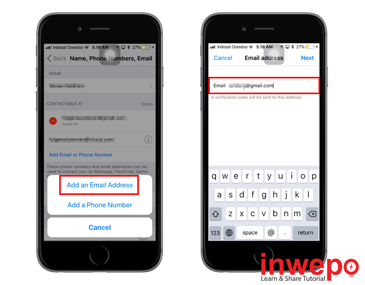 Cara Menambah Email ke Apple ID pada iPhone 3