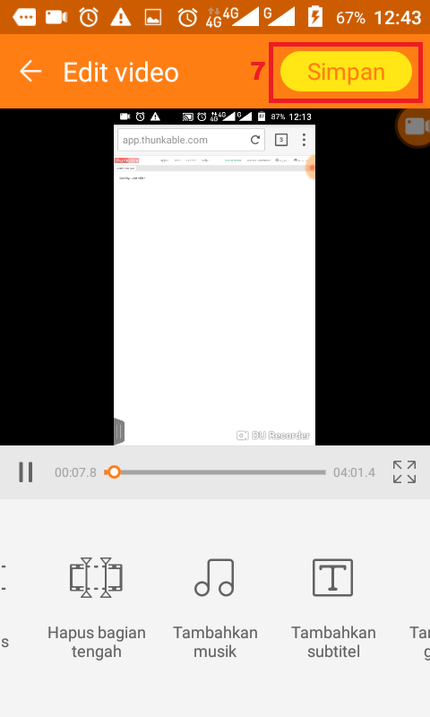 Cara Menambahkan Lagu ke Video di Android 7