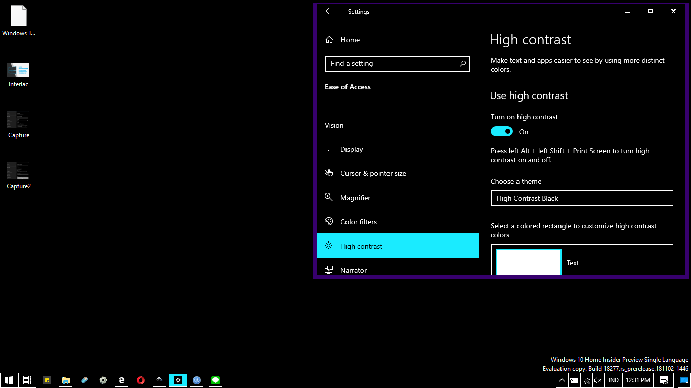 Cara Mengaktifkan Fitur High Contrast di Windows 10 4